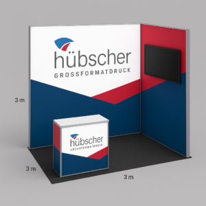 Mobiler Messestand Basic 3m x 3m