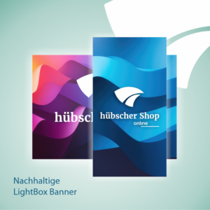 Nachhaltige LightBox Banner