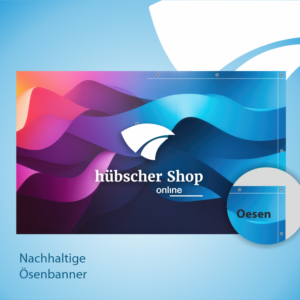 Nachhaltige Ösenbanner